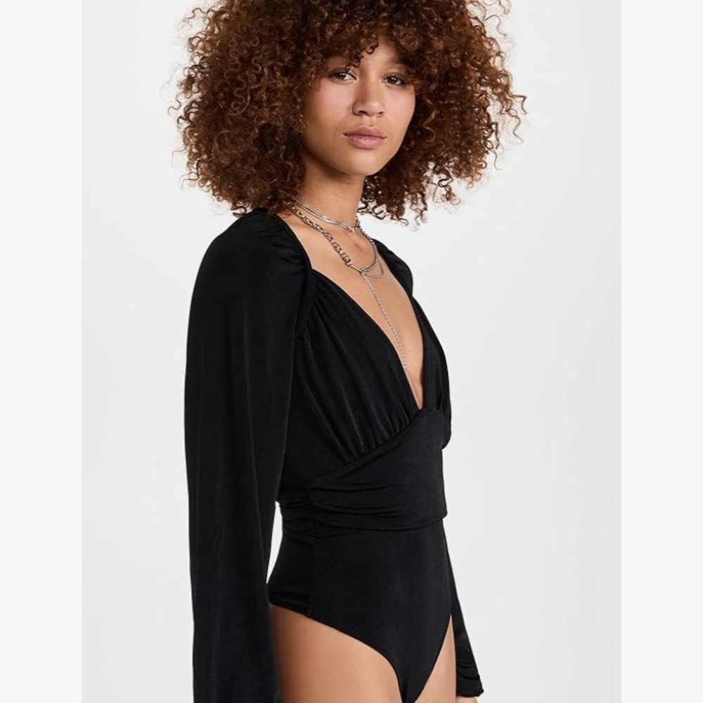 Free People Intimately In Your Arms bodysuit black size S excellent condition - Picture 4 of 9
